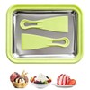 Ice Cream Roll Maker, Ice Rolls Plate with 2 Spatulas