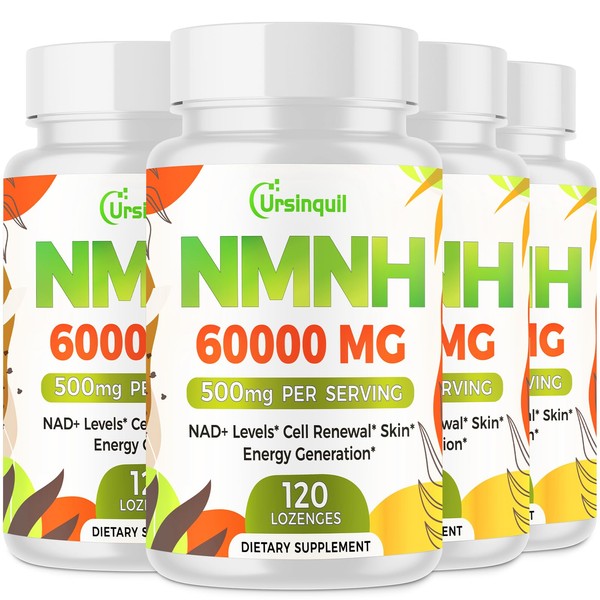 Ursinquil Sublingual NMNH 500mg (Dihydronicotinamide Mononucleotide) (480 Servings, NMNH 500mg