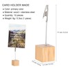 Memo Clip Holder 10 Pieces, Picture Holder with Clips, Stand