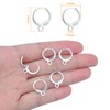 Earrings with Jump Hook,100 Pieces Round Leverback Earring Hooks Earwires