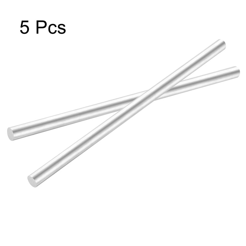 sourcing map Aluminum Solid Round Rod Lathe Bar 15mm x