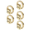 5Pcs Purse Clasp Alloy Material High Hardness Long Service Life