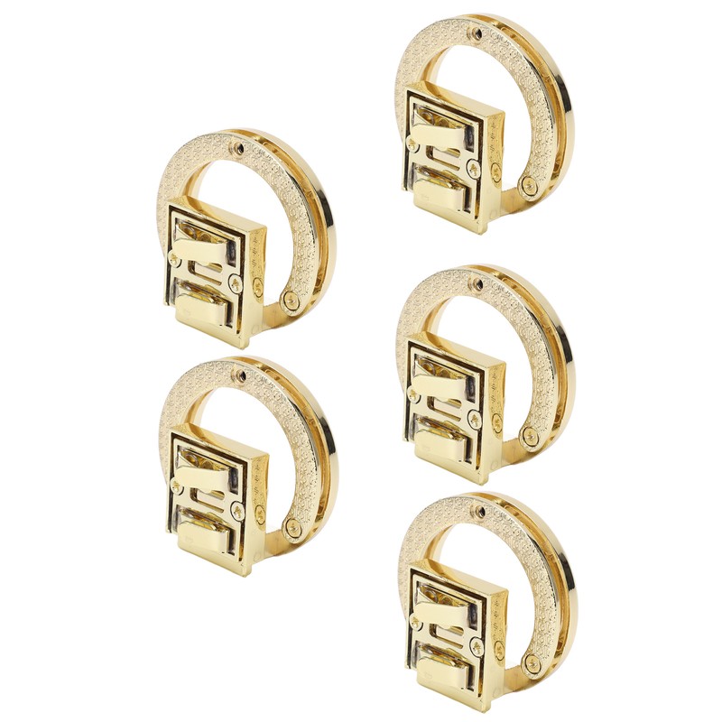 5Pcs Purse Clasp Alloy Material High Hardness Long Service Life