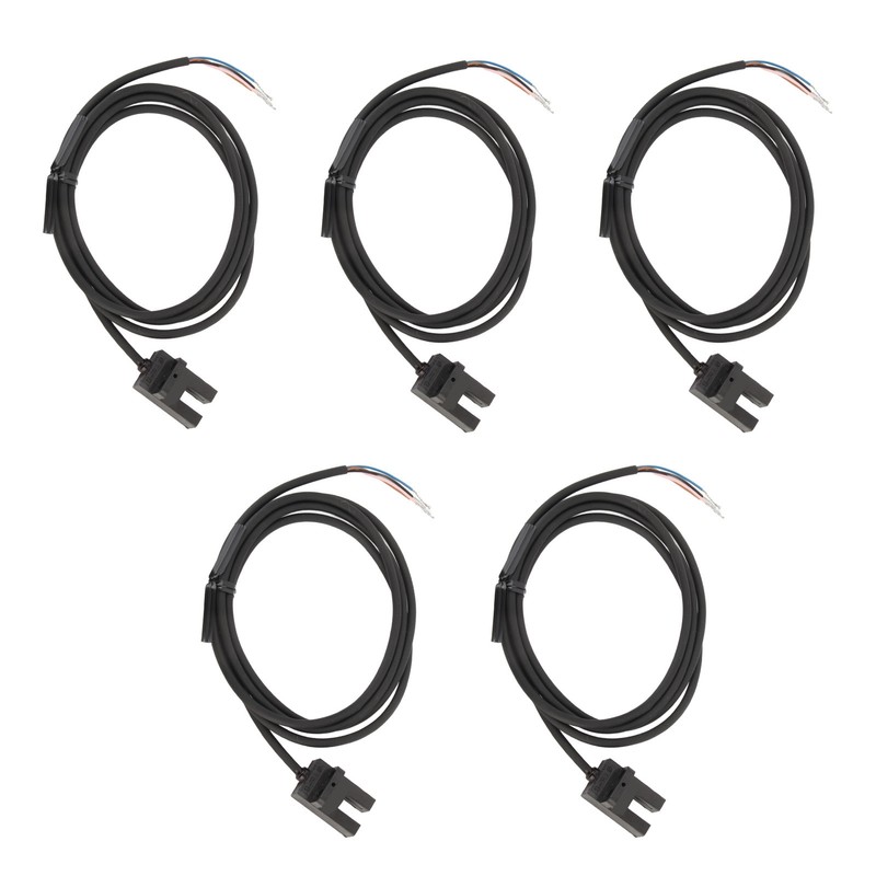5PCS U Type Photoelectric Switch High Accuracy ABS Groove Type