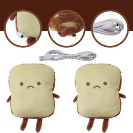 USB Hand Warmers Cute USB Heating Gloves Half Wearable Fingerless 5V USB Powered Heated Hand Warmer Gloves for Women and Children Winter Fashion (Yellow) (D) by Acupress