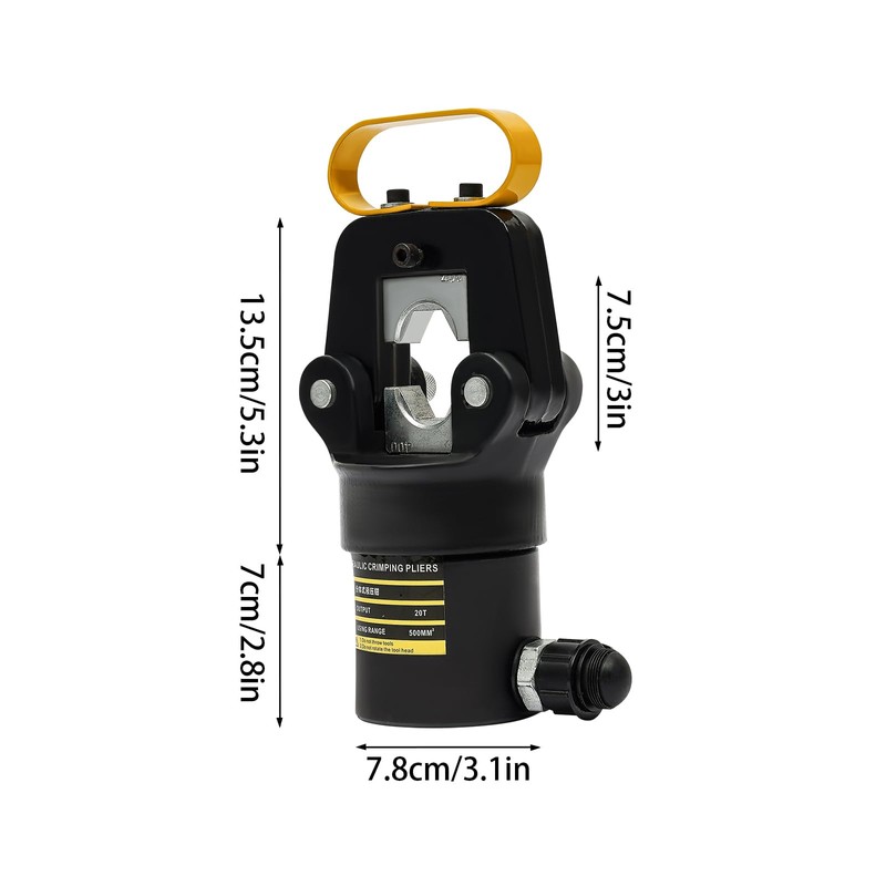 20 Ton Hydraulic Crimper Hydraulic Pressure Joint and CP-180 Pump