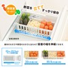 Richell Totno Deep Slim Elastic Stocker for Vegetables and Freezer