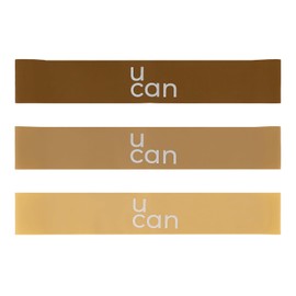 U can - Ligas Banda de Resistencia de Latex para Fortalecer | Ejercicio en casa y Gimnasio | Loops, Pilates, Barre, Ejercicio funcionales, Gimnasio | 3 Piezas Resistentes