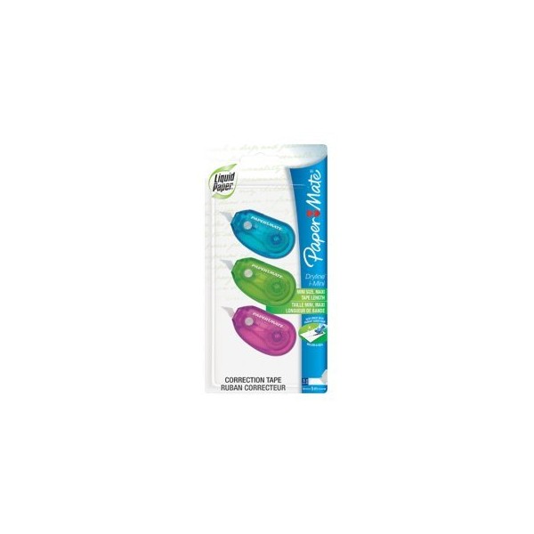 Set of 3 Mini Correction Rollerball PAPERMATE 5 maa