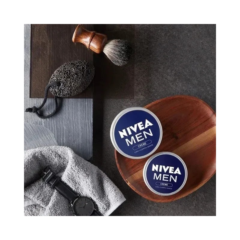 Crema Corporal Nivea Men Creme Humectante Vitamina E 75 Ml