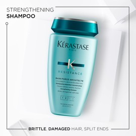 Kerastase Resistance Force Architecte Shampoo - Reconstructing Repair Shampoo For Weak and Damaged Hair, Formulated With Pro-Keratine Complex, 8.5 Fl Oz