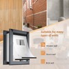 FreeStanding Doggie Door for Wall, Heavy Duty Aluminum Frame and