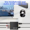 Aswalling Portable 3.5mm Jack Coaxial Optical Fiber Digital to Analog