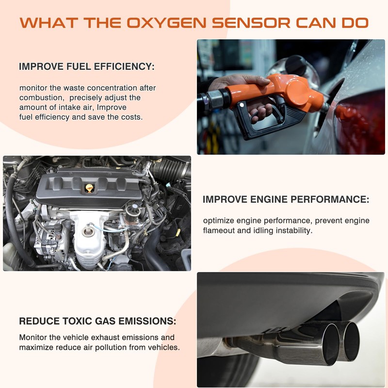ACAUTO 2Pcs Oxygen O2 Sensor Upstream Downstream Fit for Mini