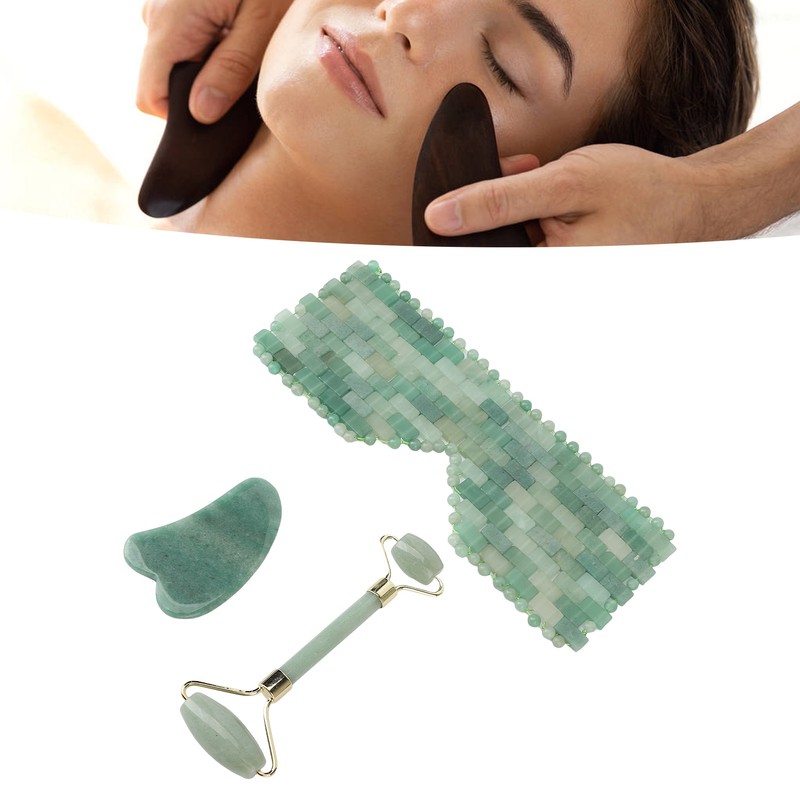 Jadestone Eye Pad Roller Cooling Relieve Puffiness Adjustable Jadestone Eye