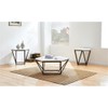 Steve Silver Corvus Genuine White Marble Top End Table