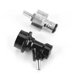 Homebrew Stainless Carbonation Cap Carbonator with Liquid Ball Lock Disconnect 1/4" Barb Hot