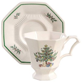 Nikko Christmastime Footed Cup & Saucer Set
