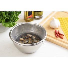 Yoshikawa SJ1391 Bowl, Silver, 5.5 inches (14 cm), Graduated, Fits Just