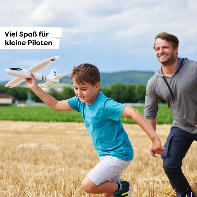 HABA 19" Hand Glider - Terra Kids Outdoor Toy Airplane,