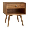 Walker Edison Mid Century Modern Wood Nightstand Side Table Bedroom