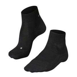 FALKE Men's RU4 Light Performance Short M SSO Lyocell Functional Yarn Anti-Blister 1 Pair Running Socks, Black (Black-Mix 3010), 11-12.5