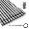 11 Pcs Long Torx Security Screwdriver Drill Bits Set,7.8" Tamper