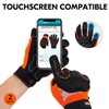Vgo 2-Pairs Safety Work Gloves, Mechanics Gloves, Impact Gloves, Anti-Vibration