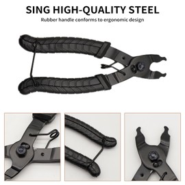 lokxmve Chain Lock Pliers Bicycle Chain Tool Chain Lock Pliers Chain Pliers Bicycle Chain Riveter Bicycle Missing Link 2 in 1 Opener Closer Pliers Chain Tools for Road Bikes Mountain Bikes