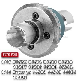 RCYouHott RC Front & Rear Differential Input Gear Kit Upgrades Part for 1/16 H16BM H16PL H16GT H16DR 16207 16208 16209 16210,Hyper go 1/14 14209 14210 14301 14303 Diff,Titanium