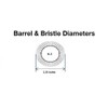 Phillips Brush XL-2 Round Brush with Reinforced Boar Bristle and