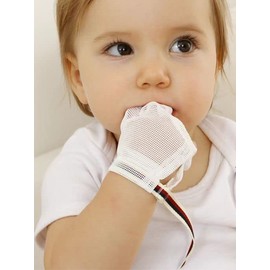 Thumb Sucking Stop for Kids Baby Thumb Sucking Guard Gloves Finger Sucking Stop Guard Anti Thumb Sucking Gloves(L)