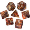 chx 20493 - set 7 dadi poliedrici mini - lustrous