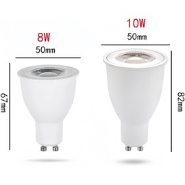 10W GU10 LED Bulbs MR16 GU10 Base 10 Watt(Equivalent to 100W Halogen Bulbs)High Brightness 1000LM LED Spotlight Bulbs for Landscape Recessed Track Lighting,38° Beam Angle,4 Pack (Cool White)