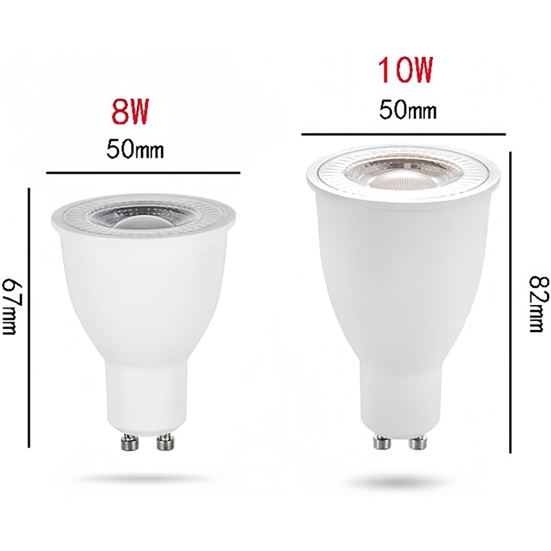 10W GU10 LED Bulbs MR16 GU10 Base 10 Watt(Equivalent to