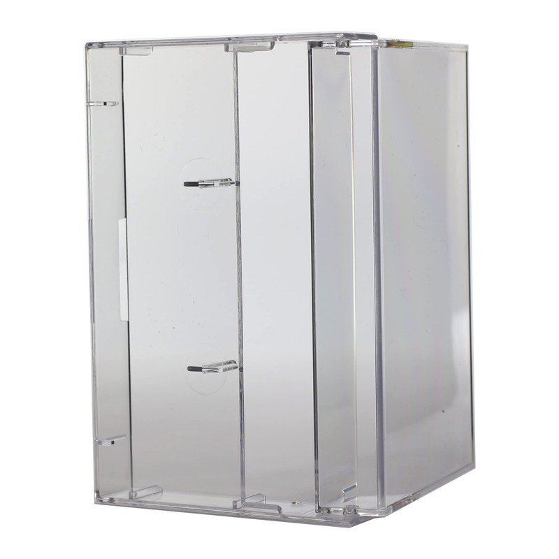 Oval Multimedia Cassette Tape Storage Standard Plastic Case 1 Clear