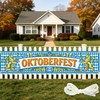Oktoberfest Fence Banner, 8.2×1.6ft Large Bavarian Oktoberfest Banner