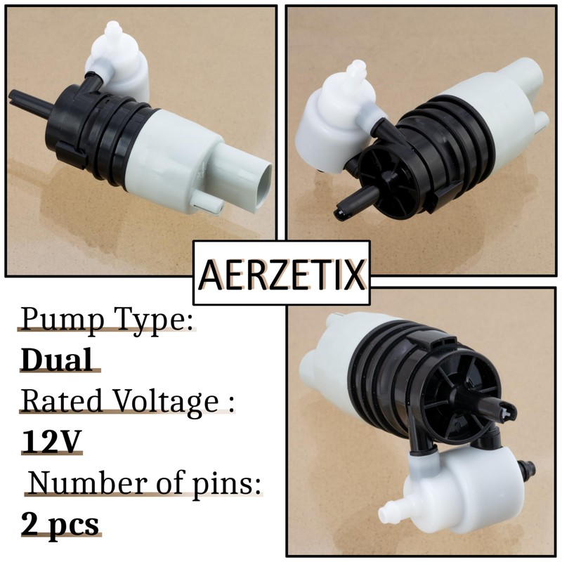 AERZETIX - C70051 - Windscreen Washer Pump - Compatible with