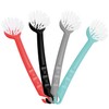 com-four® 4 x Washing Up Brush, Kitchen Brush for Washing,