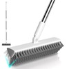 Floor Scrub Brush with Long Handle, Heavy-Duty Tile and Shower