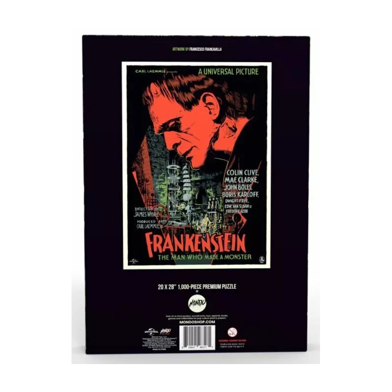 Mondo Games Frankenstein 1000 Piece Jigsaw Puzzle MONDO NEW &