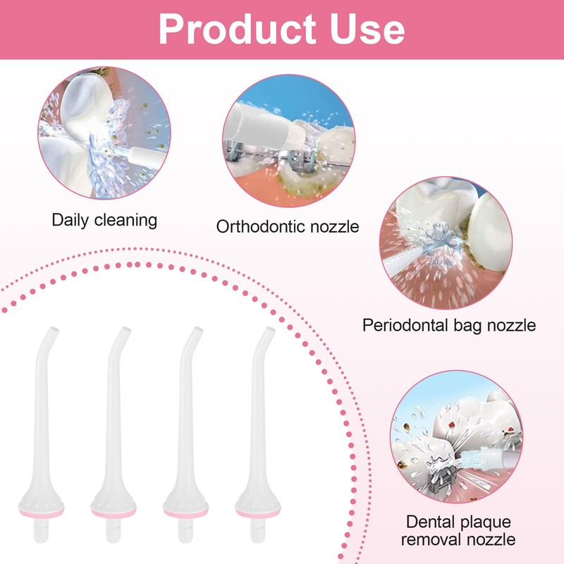 4pcs Water Flosser Replacement Jet