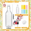 20 Pcs 32 oz Plastic Liquor Bottles Long Neck Bar