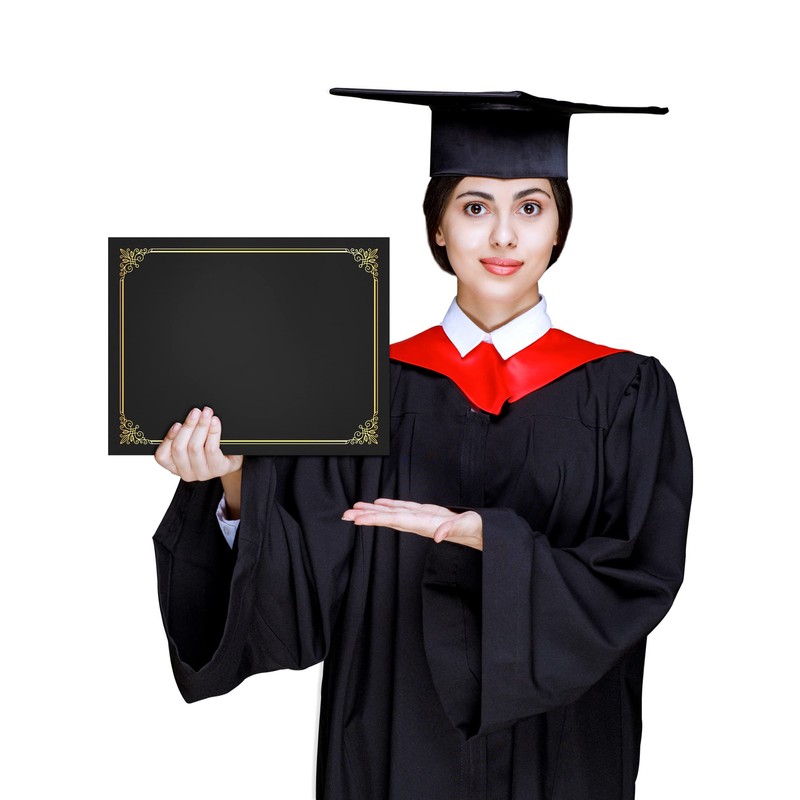 GNL 50 Packs Black Certificate Holders - Diploma Holders, Certificate