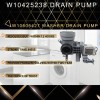 WPW10605427 Washer Water Pump For Whirlpool WFW9290FC0 WFW86HEBW2 WFW61HEBW1