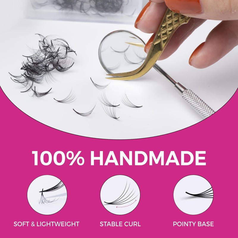 Eyesy Lash Eyesy Lash 500 Promade Fans - 16D 0.03