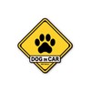 MKE Signage Design Catching Dog Inker Waterproof Car Sticker (Magnet)