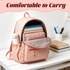 LTJTpeppa Pink Star Print Casual Daypack for Girls Teens Women（20Inch）