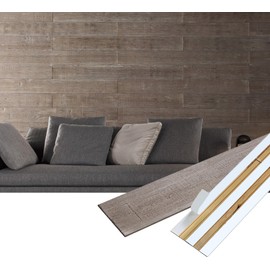 WoodyWalls Peel and Stick Wood Planks | Real Wood Wall Panels | Premium Set of 12 Wood Planks (19.5 sq. ft. per Box) Warm Sand