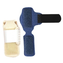 minkissy 2Pcs Breathable Toe Splint Wraps for Injury Recovery Adjustable Toe Straightener Support Portable Overlapping Fixing Straps for Daily Use